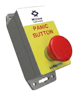 Botón de pánico industrial LoRaWAN IP67
