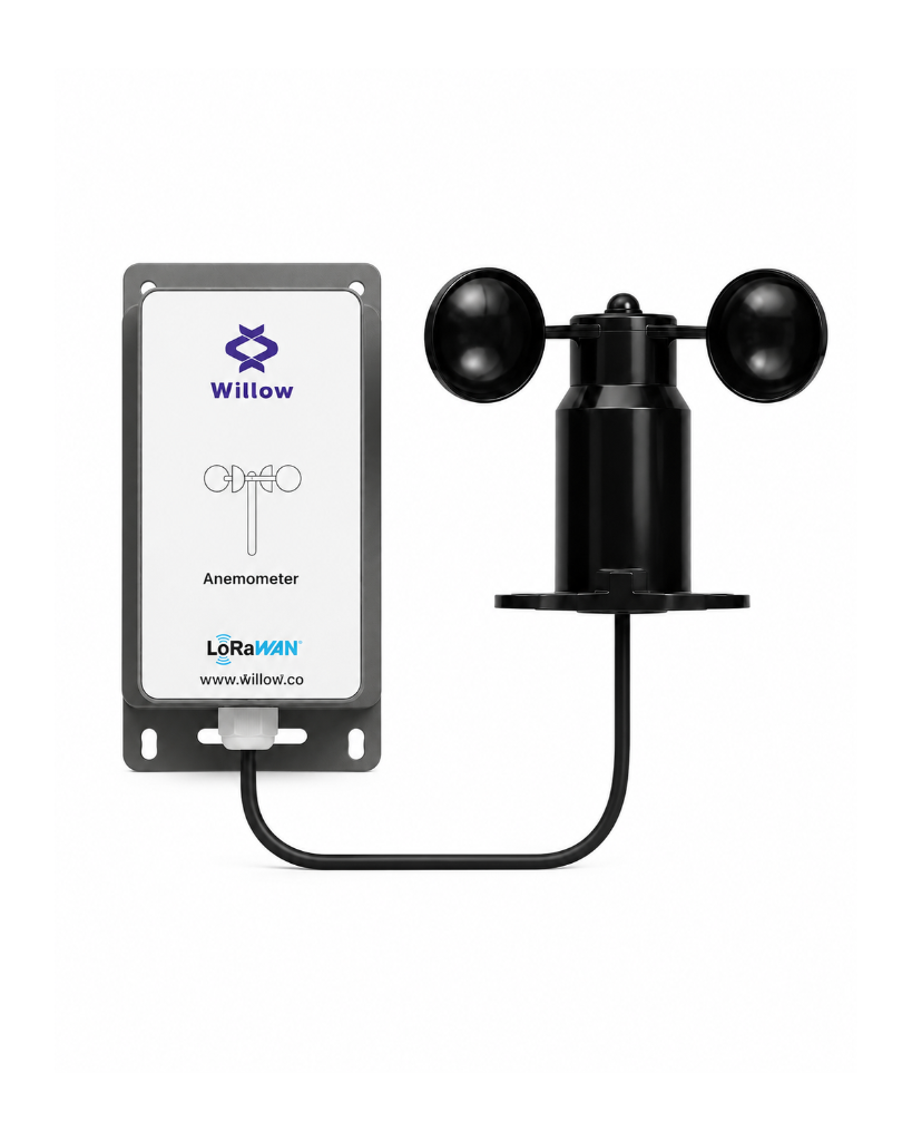 Anemómetro LoRaWAN exterior