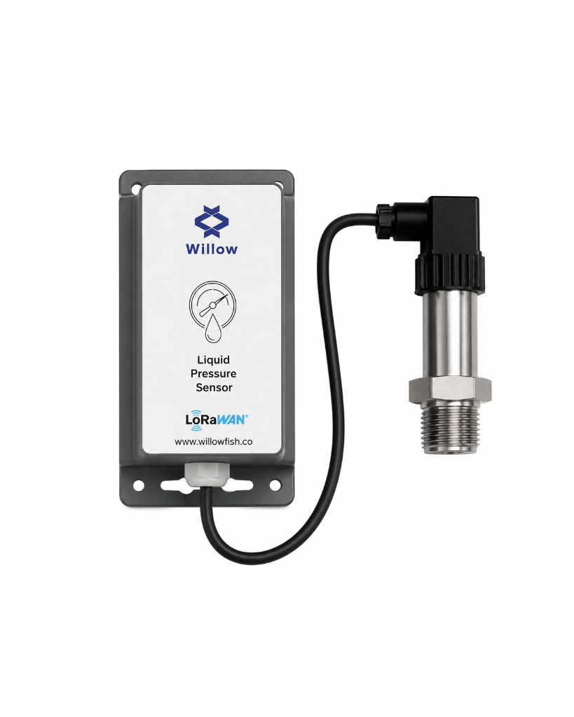 Sensor LoRaWAN IP67 de presión de líquidos